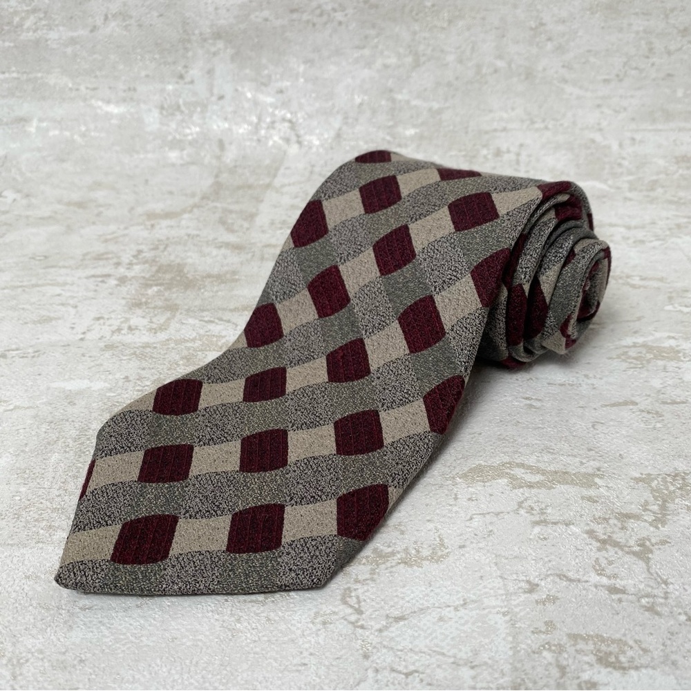 Calvin klein Checkered Weave Neck Tie